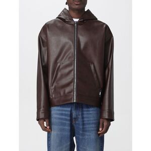 Msgm Jacket Men Brown